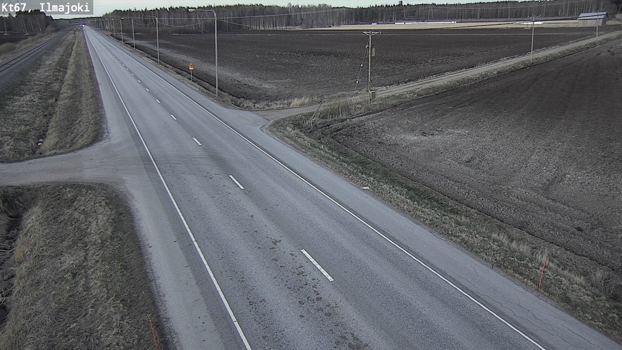 Weather Camera Image Road 67 Ilmajoki, Ilmajoki, Etelä-Pohjanmaa