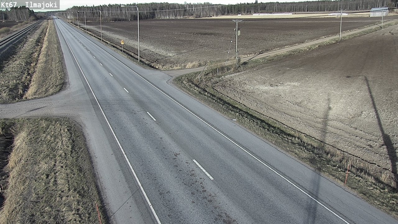 Weather Camera Image Road 67 Ilmajoki, Ilmajoki, Etelä-Pohjanmaa