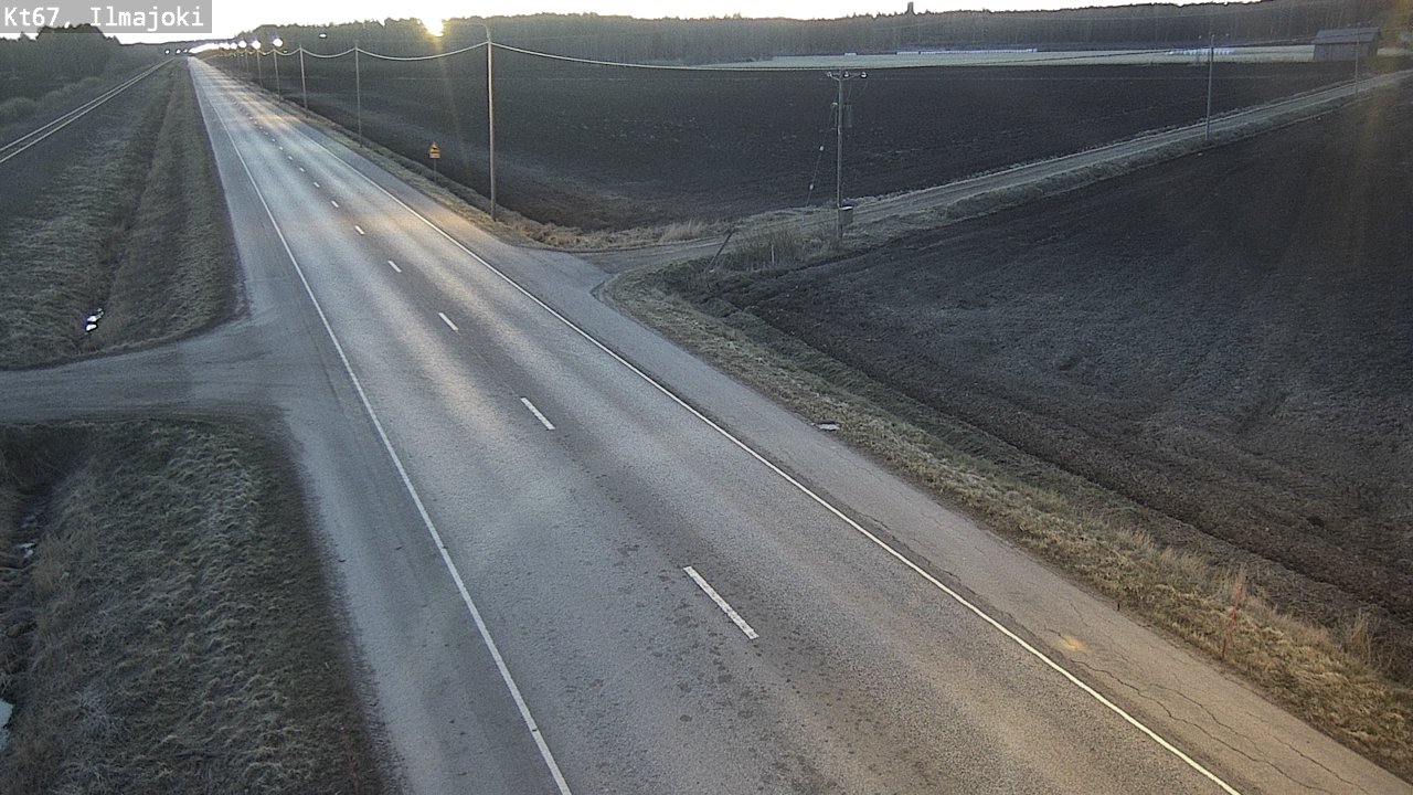 Weather Camera Image Road 67 Ilmajoki, Ilmajoki, Etelä-Pohjanmaa
