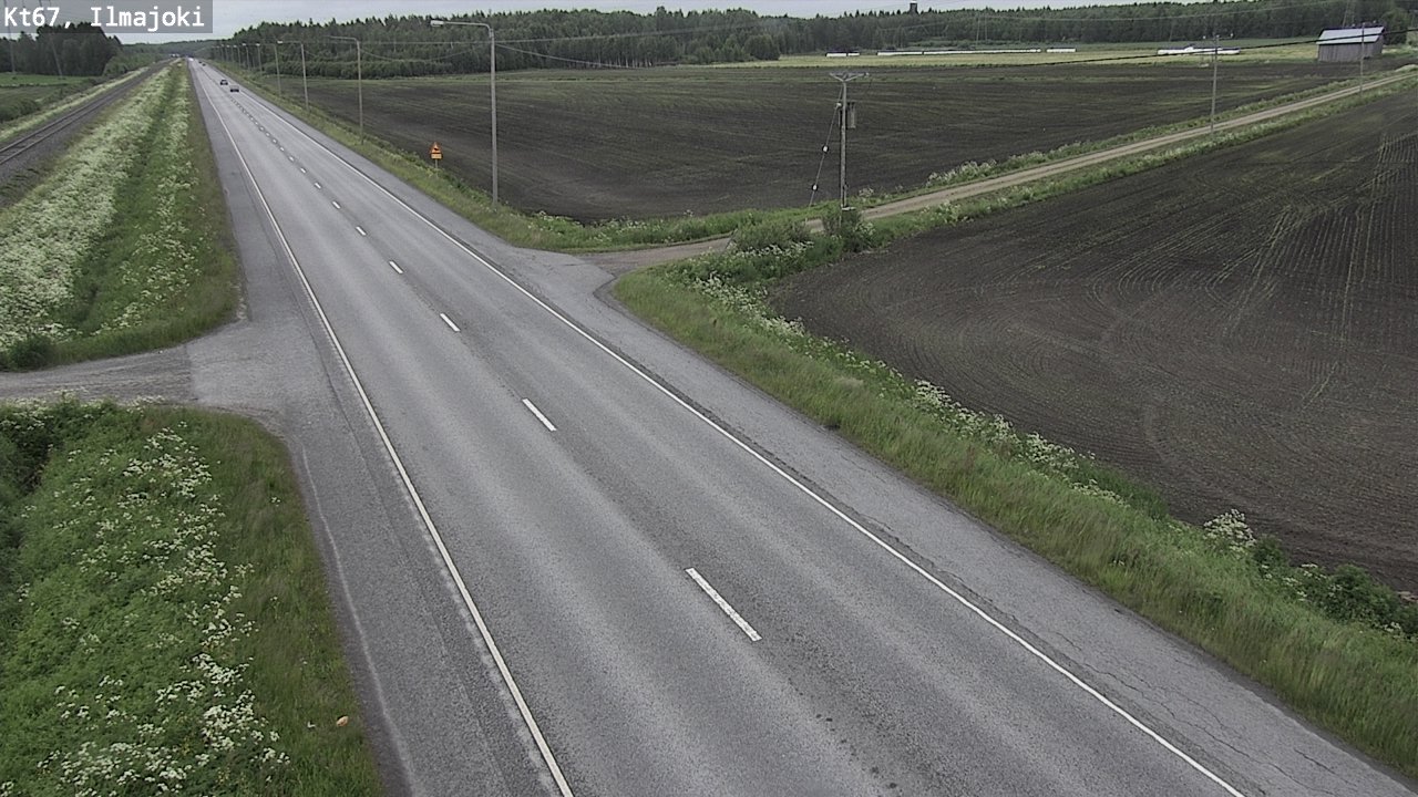 Weather Camera Image Road 67 Ilmajoki, Ilmajoki, Etelä-Pohjanmaa
