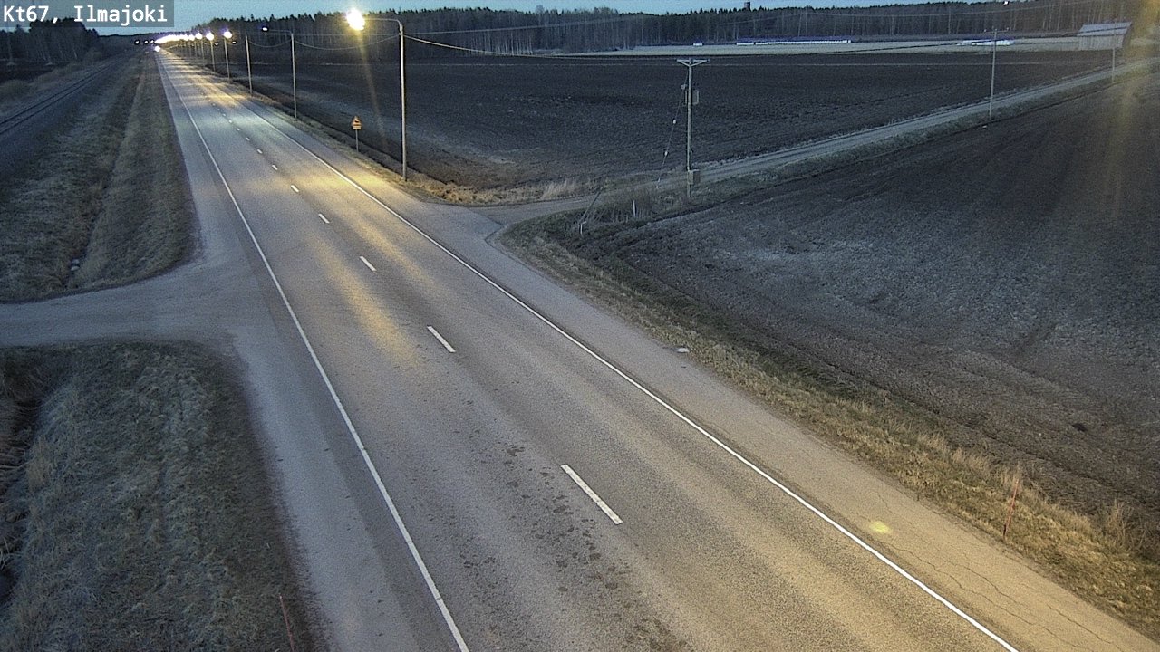Weather Camera Image Road 67 Ilmajoki, Ilmajoki, Etelä-Pohjanmaa