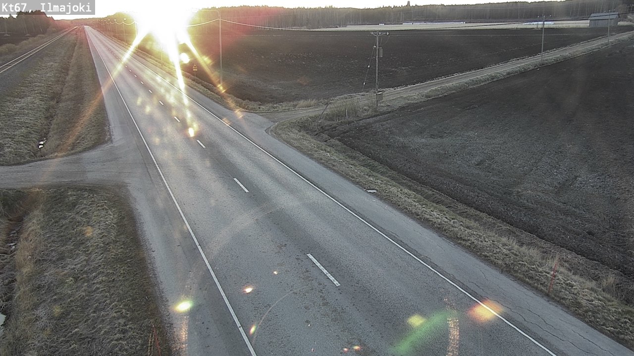 Weather Camera Image Road 67 Ilmajoki, Ilmajoki, Etelä-Pohjanmaa