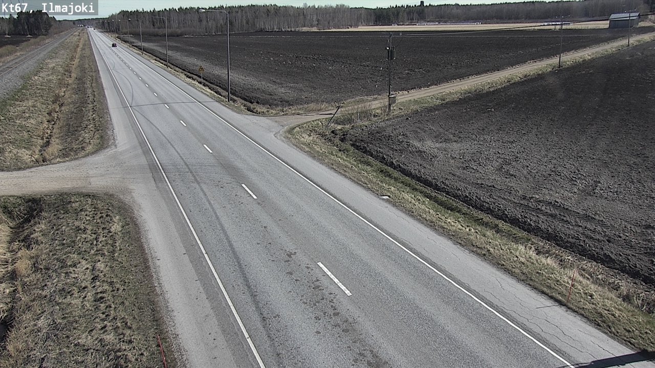 Weather Camera Image Road 67 Ilmajoki, Ilmajoki, Etelä-Pohjanmaa