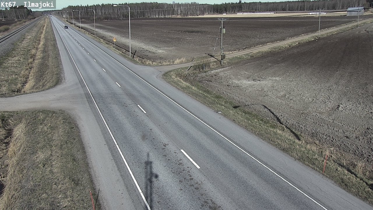 Weather Camera Image Road 67 Ilmajoki, Ilmajoki, Etelä-Pohjanmaa