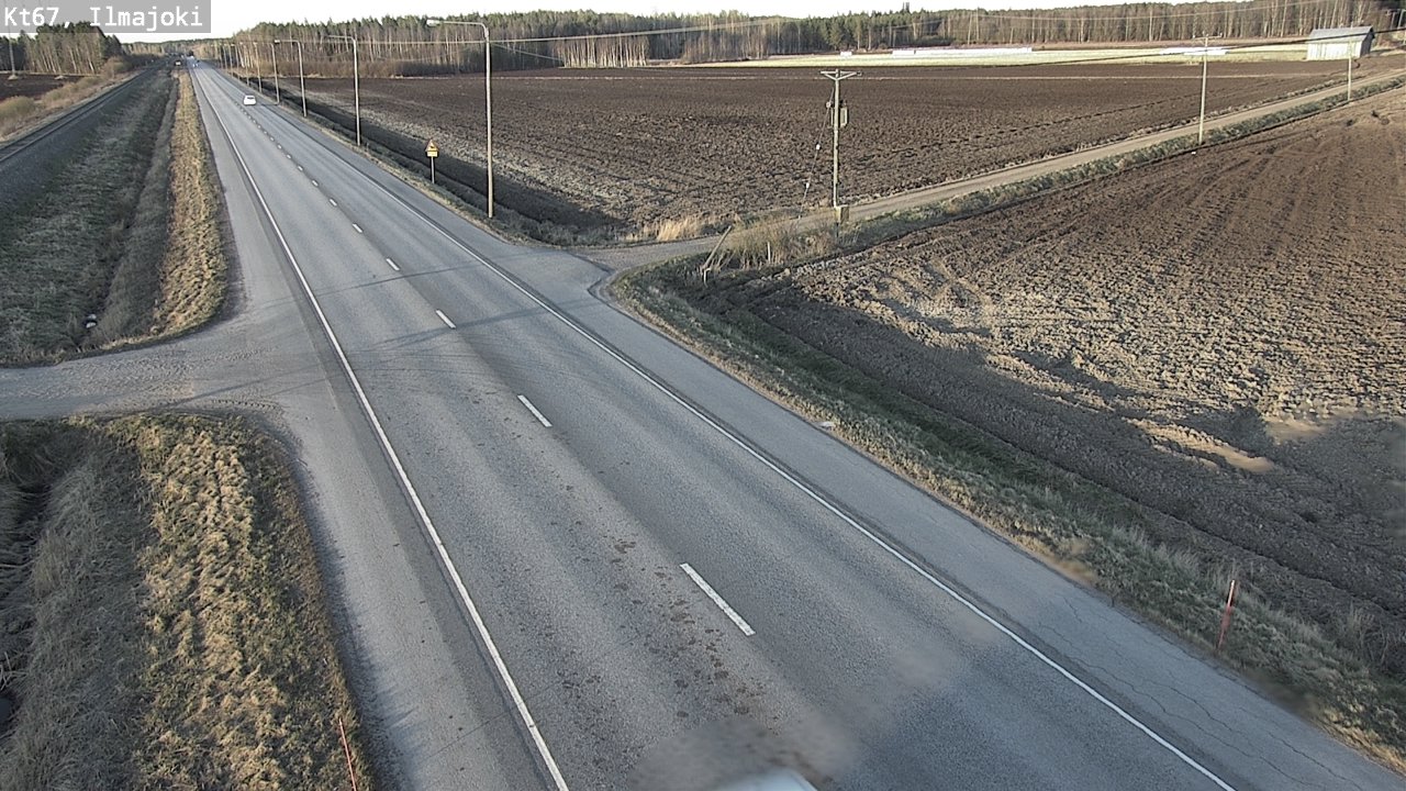 Weather Camera Image Road 67 Ilmajoki, Ilmajoki, Etelä-Pohjanmaa