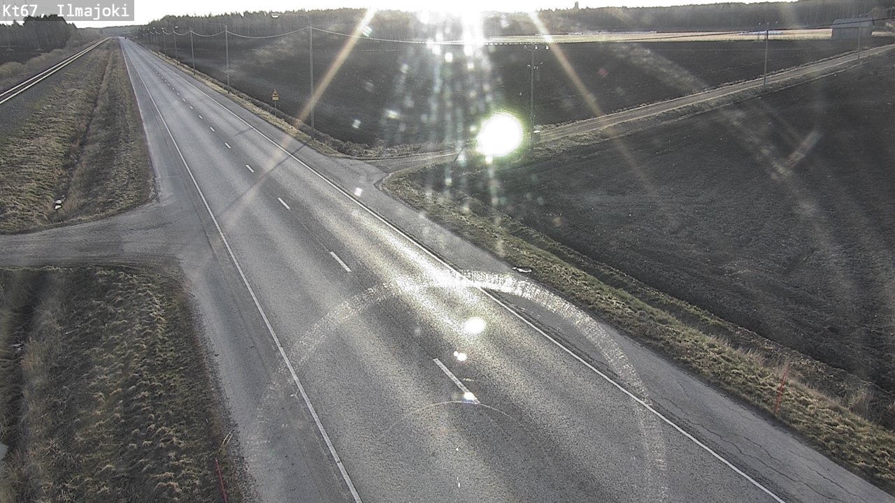 Weather Camera Image Road 67 Ilmajoki, Ilmajoki, Etelä-Pohjanmaa