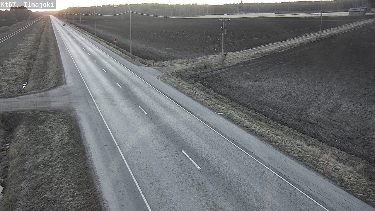 Weather Camera Image Road 67 Ilmajoki, Ilmajoki, Etelä-Pohjanmaa