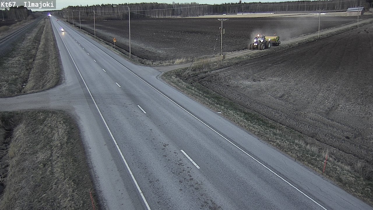 Weather Camera Image Road 67 Ilmajoki, Ilmajoki, Etelä-Pohjanmaa