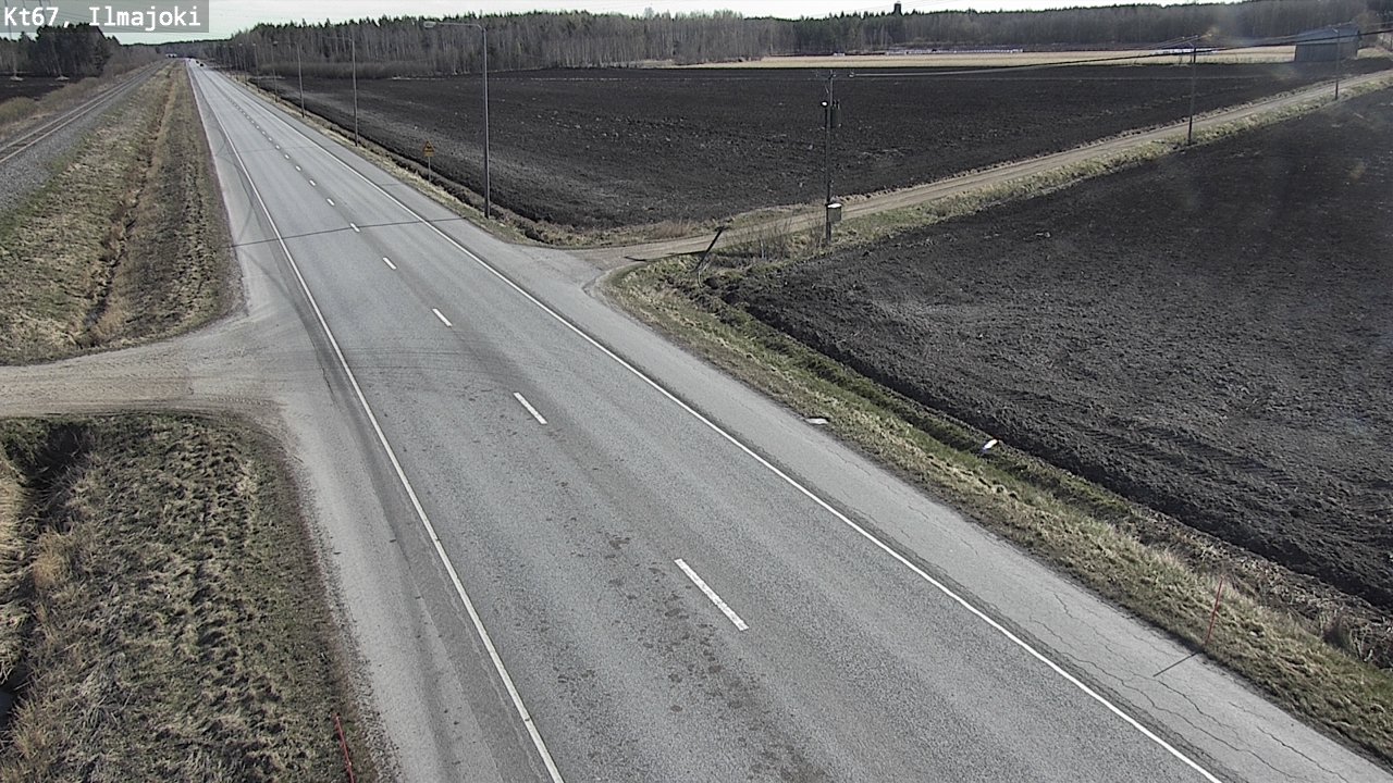 Weather Camera Image Road 67 Ilmajoki, Ilmajoki, Etelä-Pohjanmaa