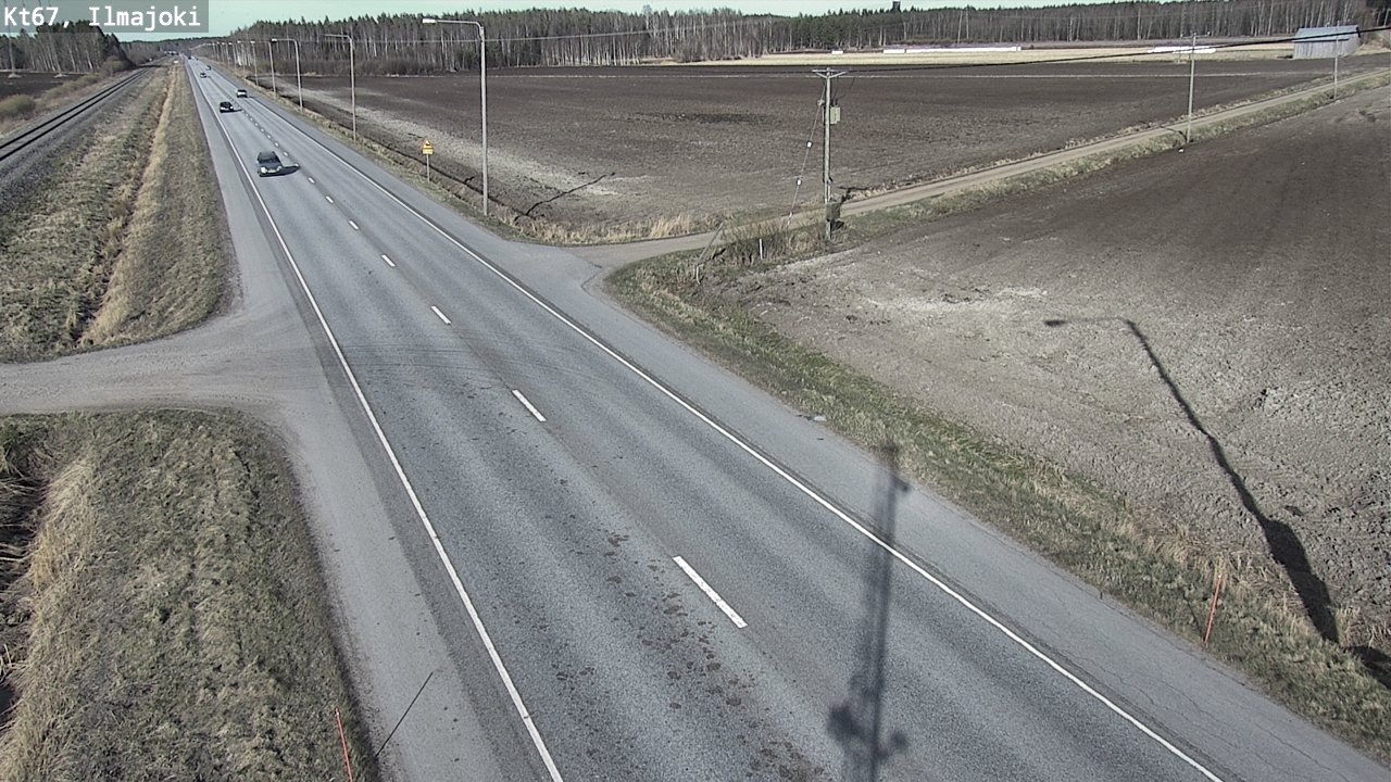 Weather Camera Image Road 67 Ilmajoki, Ilmajoki, Etelä-Pohjanmaa
