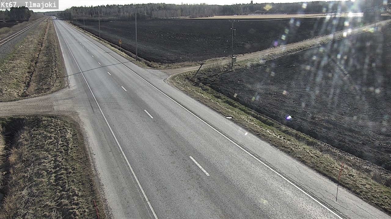 Weather Camera Image Road 67 Ilmajoki, Ilmajoki, Etelä-Pohjanmaa