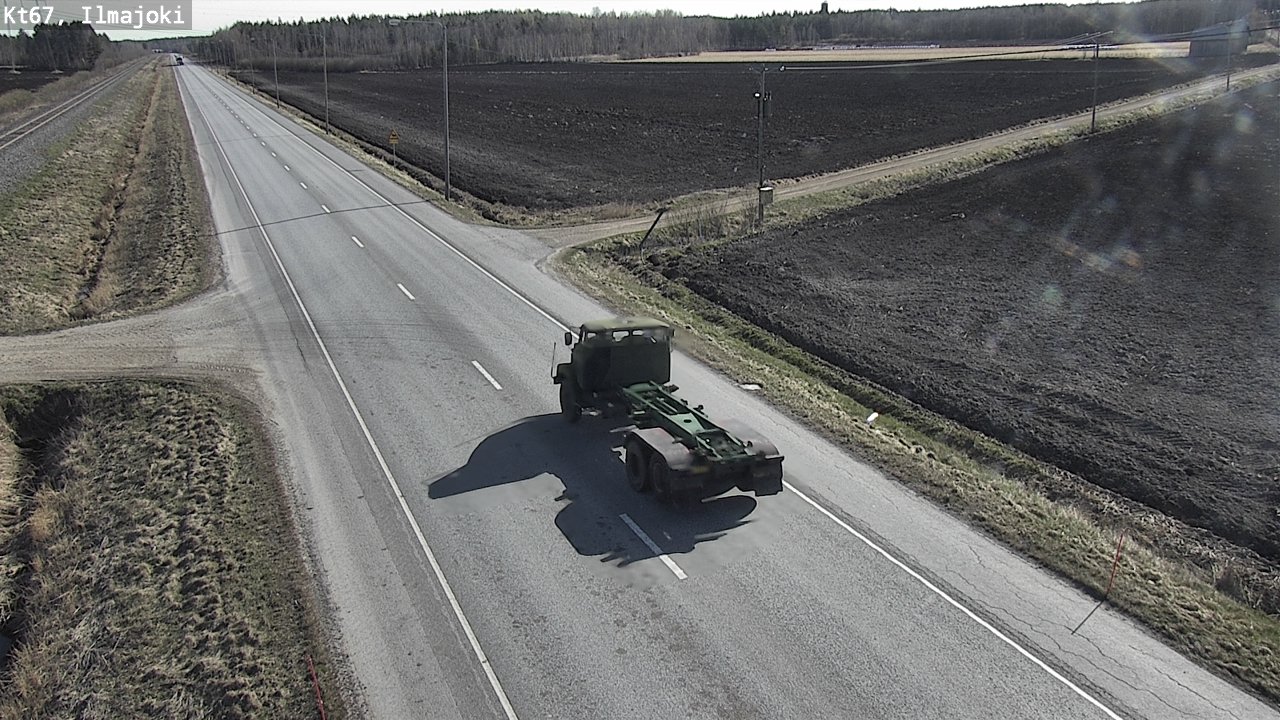 Weather Camera Image Road 67 Ilmajoki, Ilmajoki, Etelä-Pohjanmaa