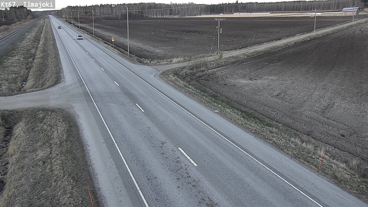 Weather Camera Image Road 67 Ilmajoki, Ilmajoki, Etelä-Pohjanmaa