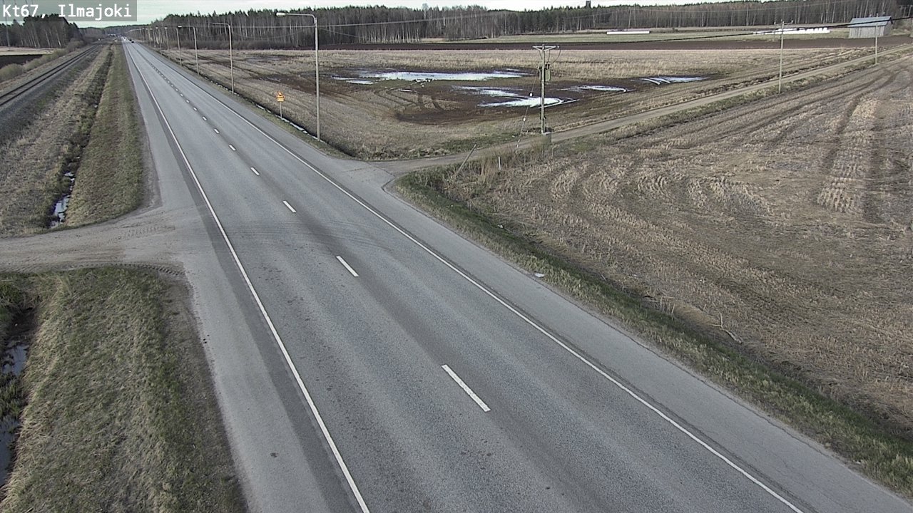 Weather Camera Image Road 67 Ilmajoki, Ilmajoki, Etelä-Pohjanmaa
