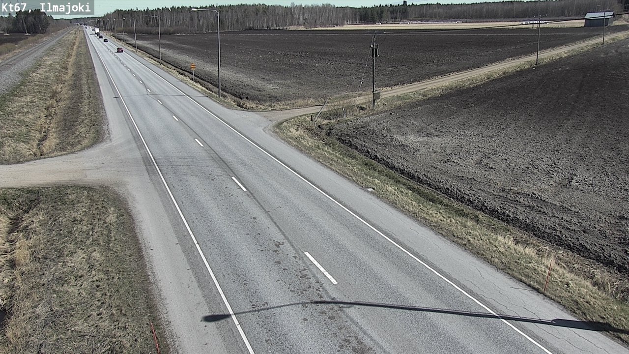 Weather Camera Image Road 67 Ilmajoki, Ilmajoki, Etelä-Pohjanmaa