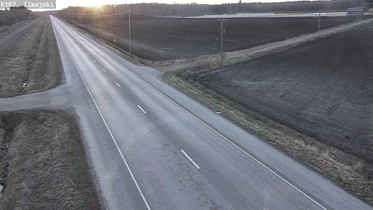 Weather Camera Image Väg 67 Ilmajoki, Ilmajoki, Etelä-Pohjanmaa
