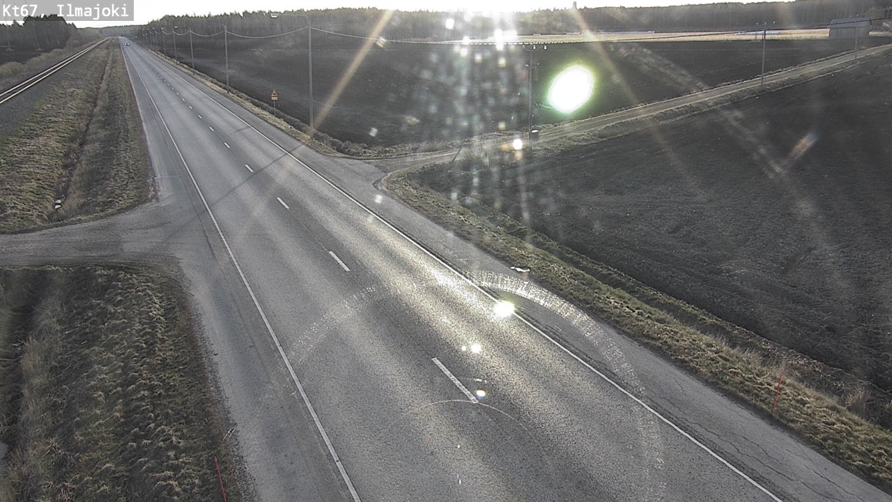 Weather Camera Image Road 67 Ilmajoki, Ilmajoki, Etelä-Pohjanmaa