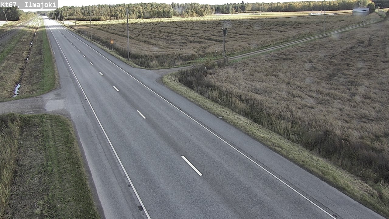 Weather Camera Image Road 67 Ilmajoki, Ilmajoki, Etelä-Pohjanmaa
