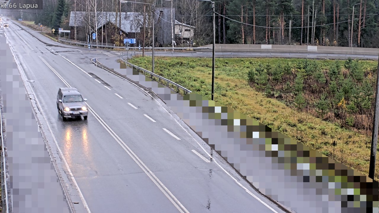 Weather Camera Image Väg 66 Lappo, Lapua, Etelä-Pohjanmaa