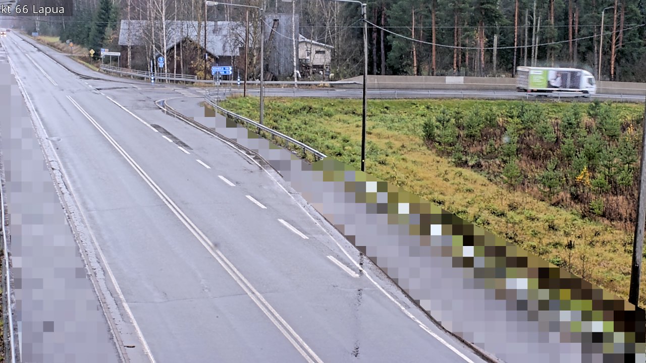 Weather Camera Image Väg 66 Lappo, Lapua, Etelä-Pohjanmaa