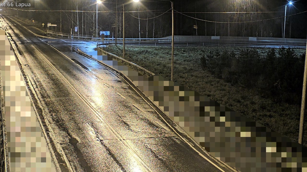 Weather Camera Image Väg 66 Lappo, Lapua, Etelä-Pohjanmaa