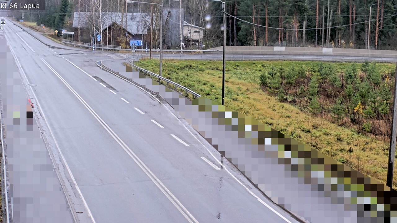 Weather Camera Image Väg 66 Lappo, Lapua, Etelä-Pohjanmaa