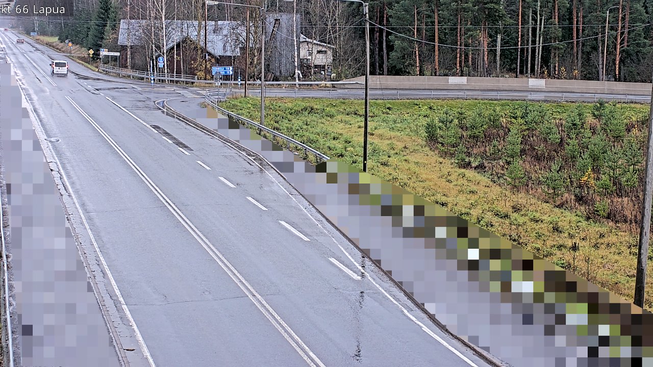 Weather Camera Image Väg 66 Lappo, Lapua, Etelä-Pohjanmaa