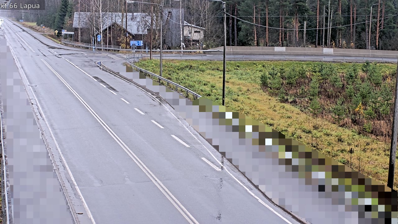 Weather Camera Image Väg 66 Lappo, Lapua, Etelä-Pohjanmaa