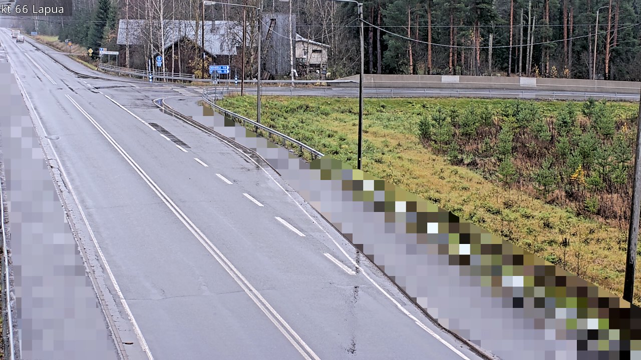 Weather Camera Image Väg 66 Lappo, Lapua, Etelä-Pohjanmaa