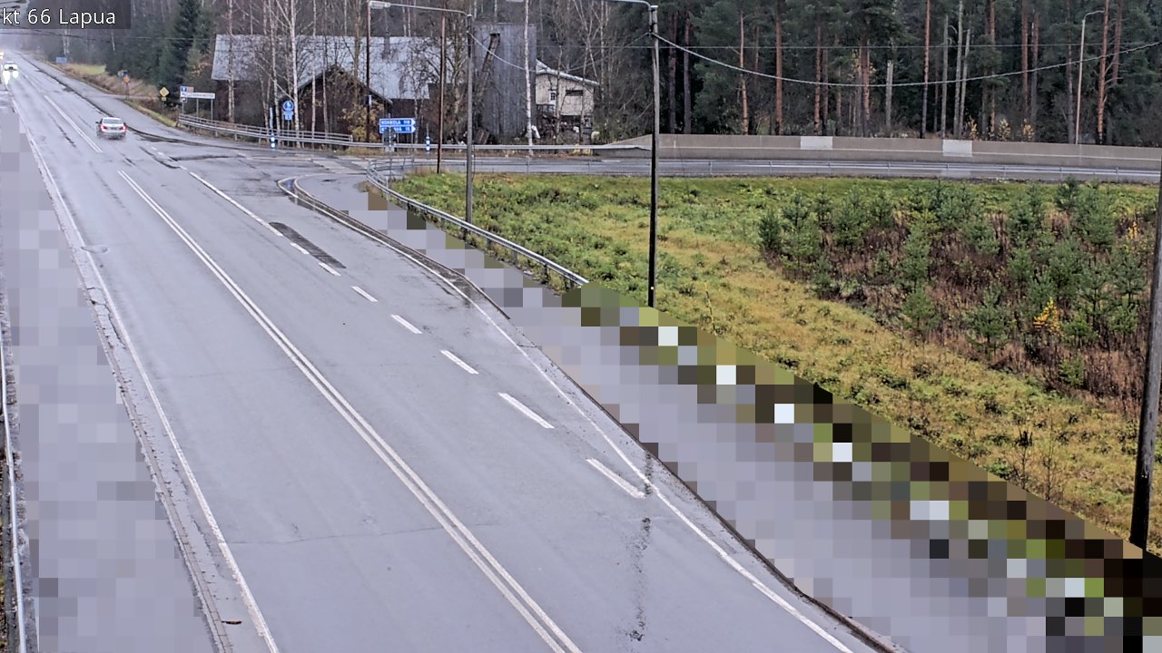 Weather Camera Image Väg 66 Lappo, Lapua, Etelä-Pohjanmaa