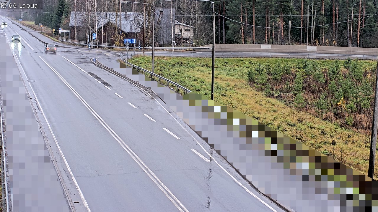 Weather Camera Image Väg 66 Lappo, Lapua, Etelä-Pohjanmaa