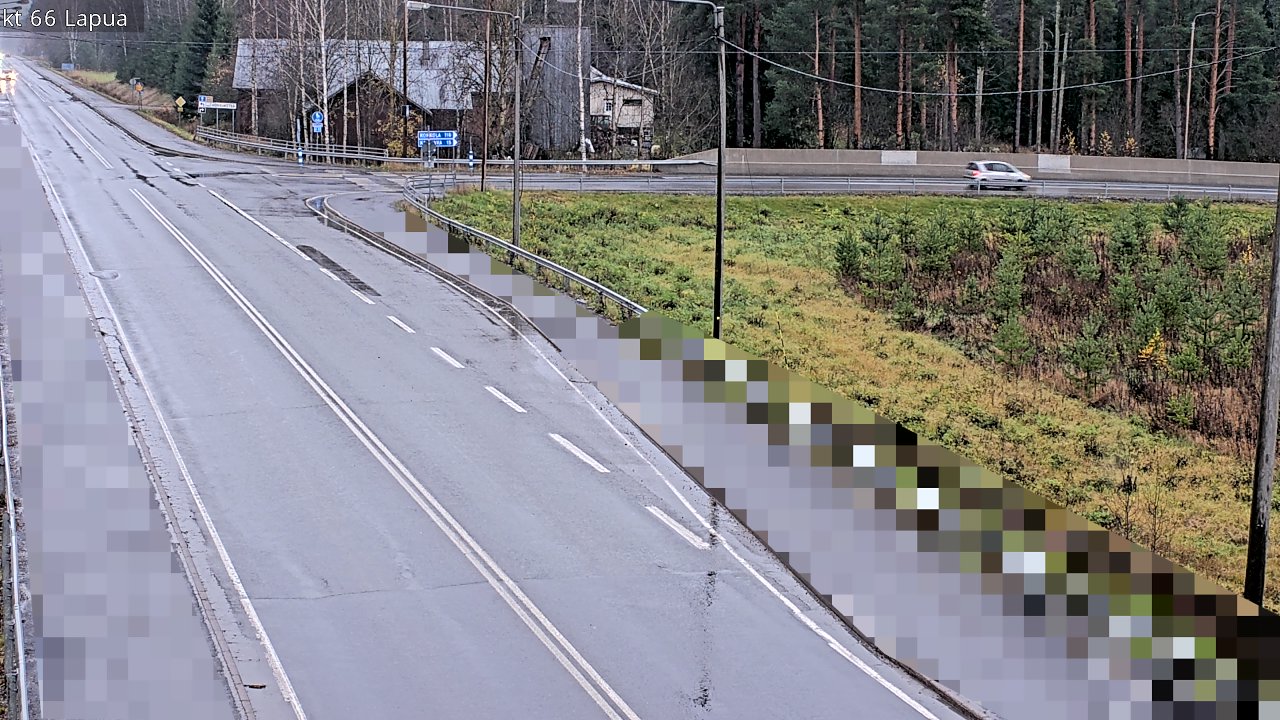 Weather Camera Image Väg 66 Lappo, Lapua, Etelä-Pohjanmaa