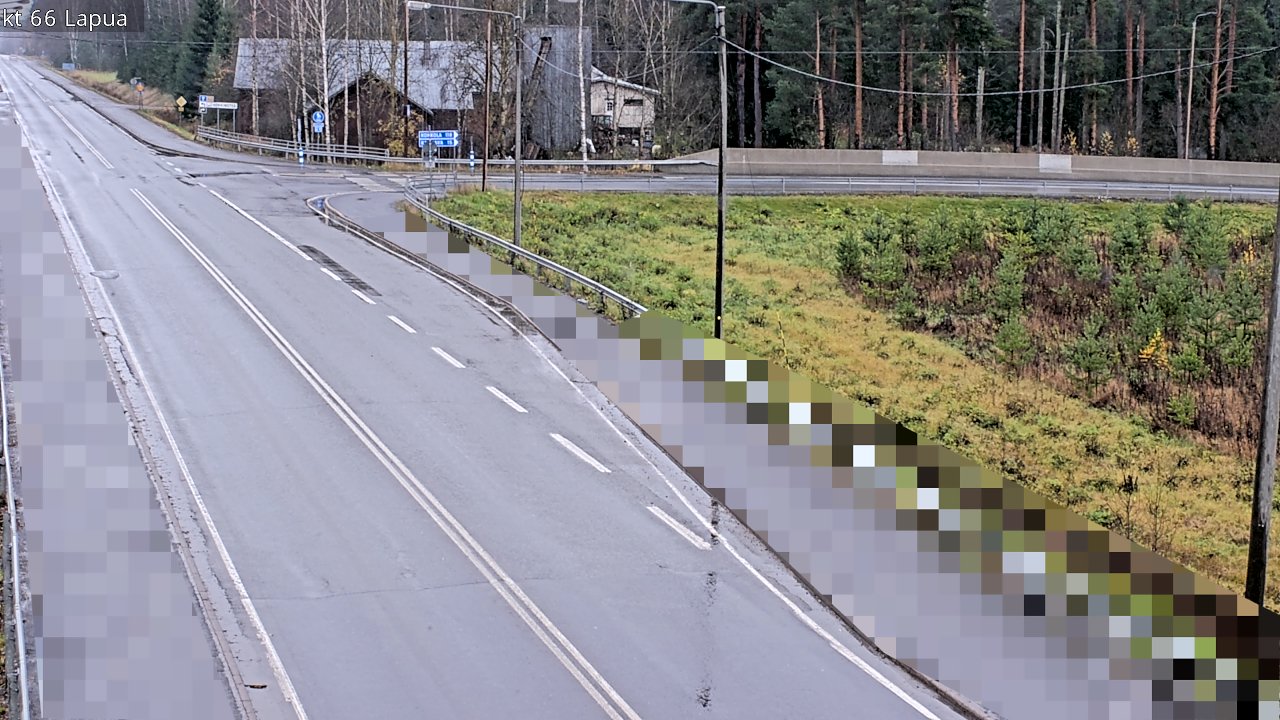 Weather Camera Image Väg 66 Lappo, Lapua, Etelä-Pohjanmaa