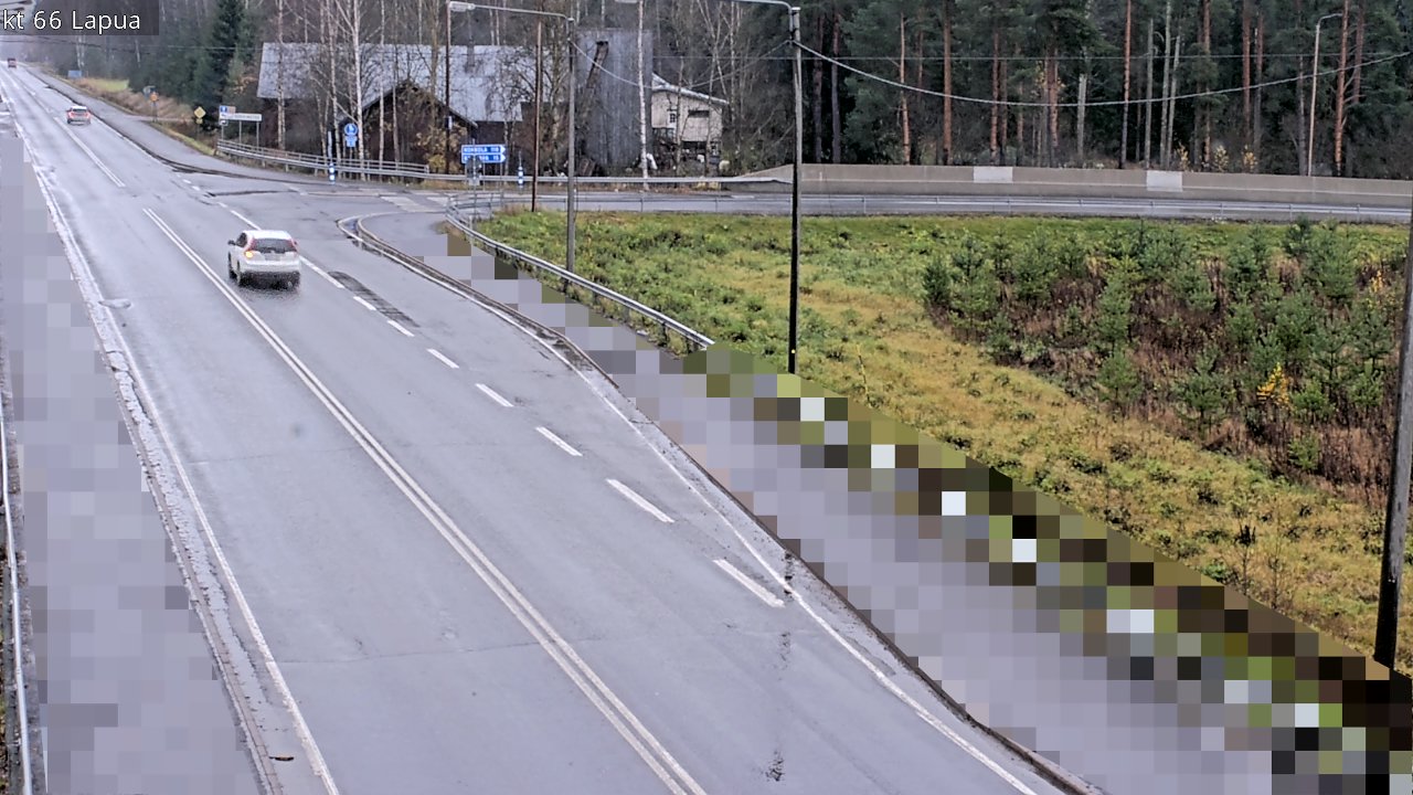 Weather Camera Image Väg 66 Lappo, Lapua, Etelä-Pohjanmaa