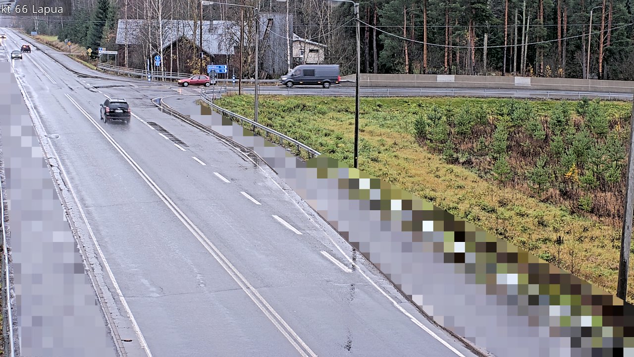 Weather Camera Image Väg 66 Lappo, Lapua, Etelä-Pohjanmaa