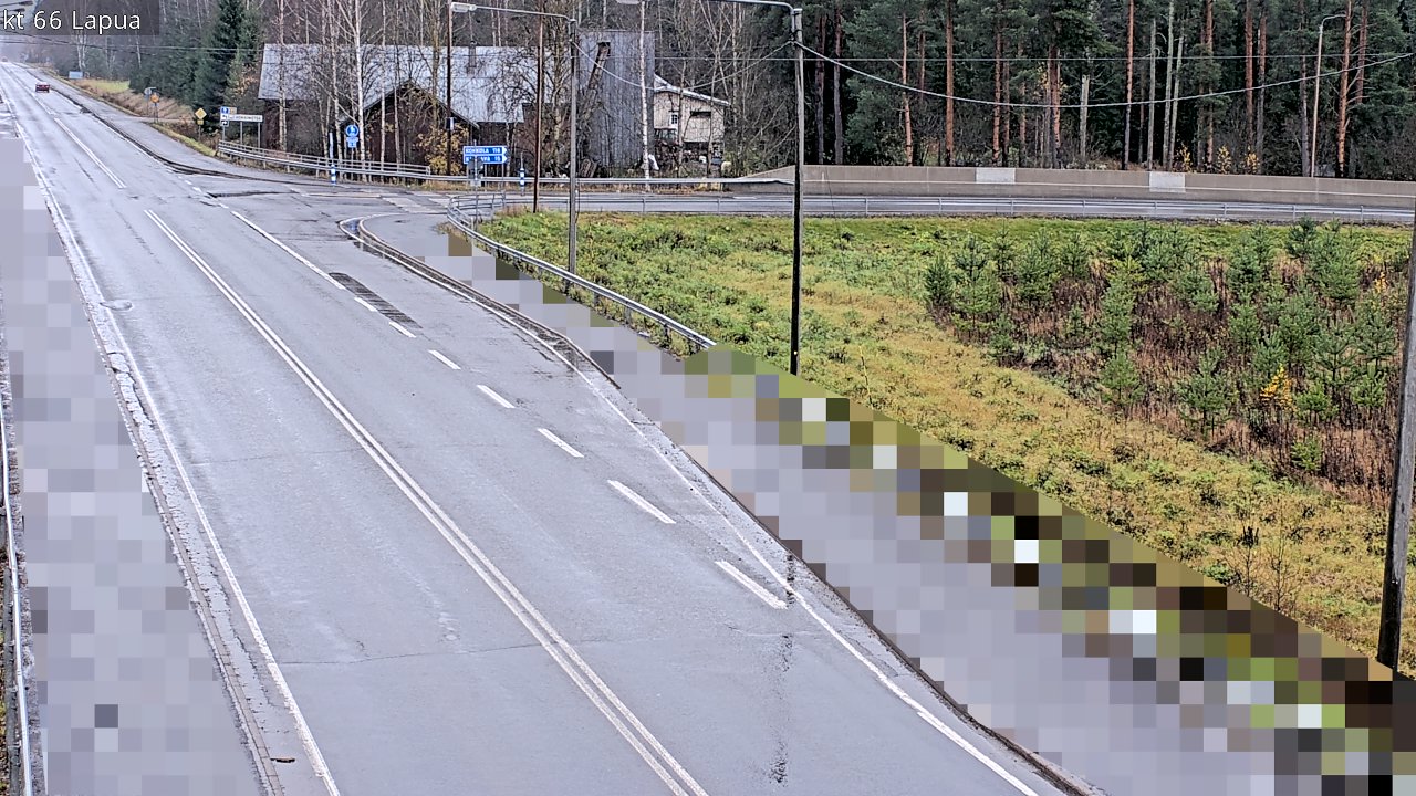 Weather Camera Image Väg 66 Lappo, Lapua, Etelä-Pohjanmaa