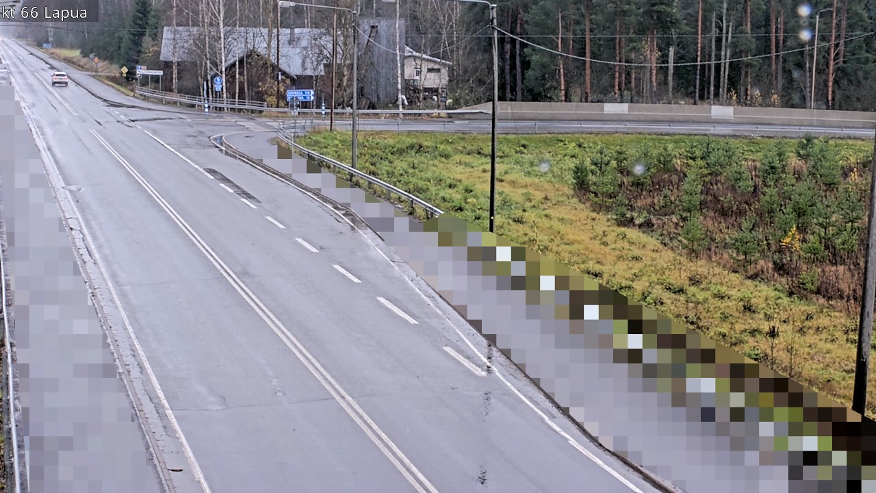 Weather Camera Image Väg 66 Lappo, Lapua, Etelä-Pohjanmaa