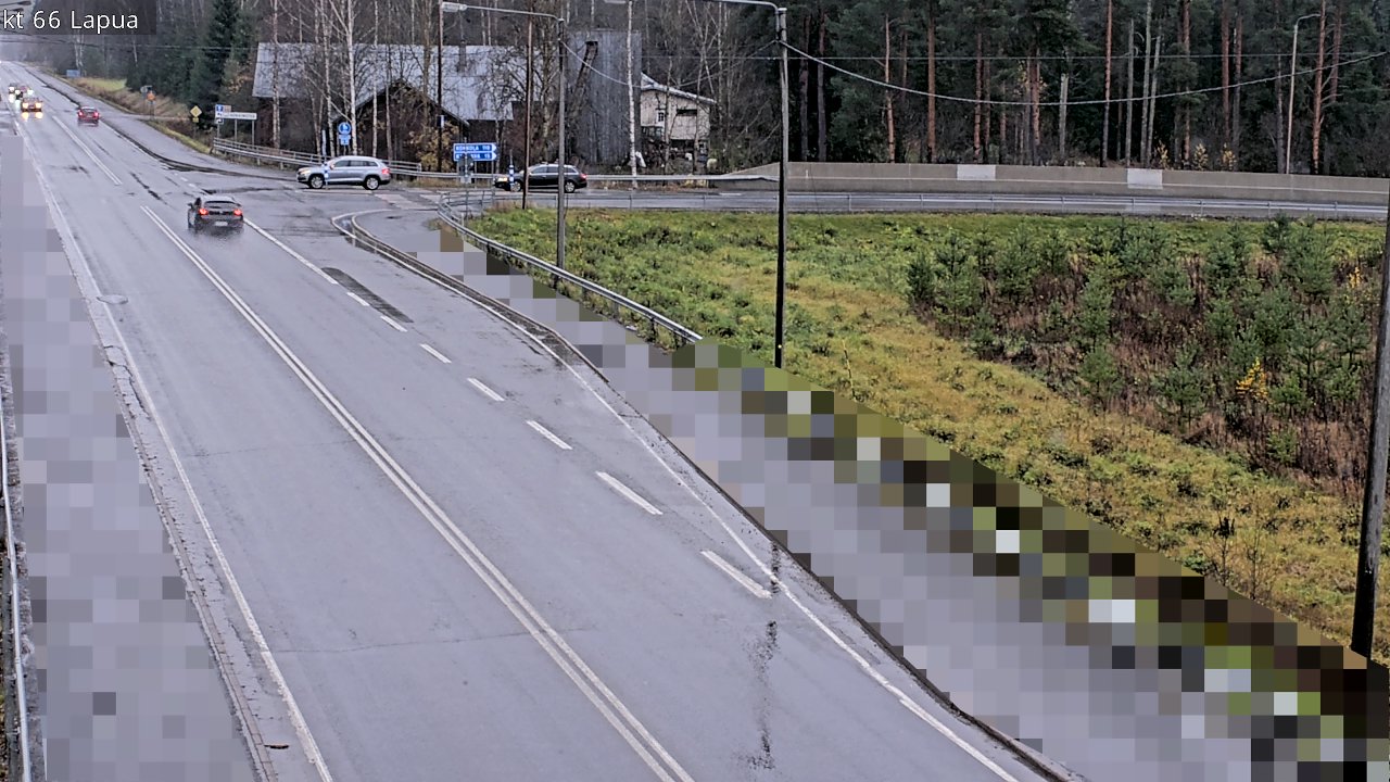 Weather Camera Image Väg 66 Lappo, Lapua, Etelä-Pohjanmaa