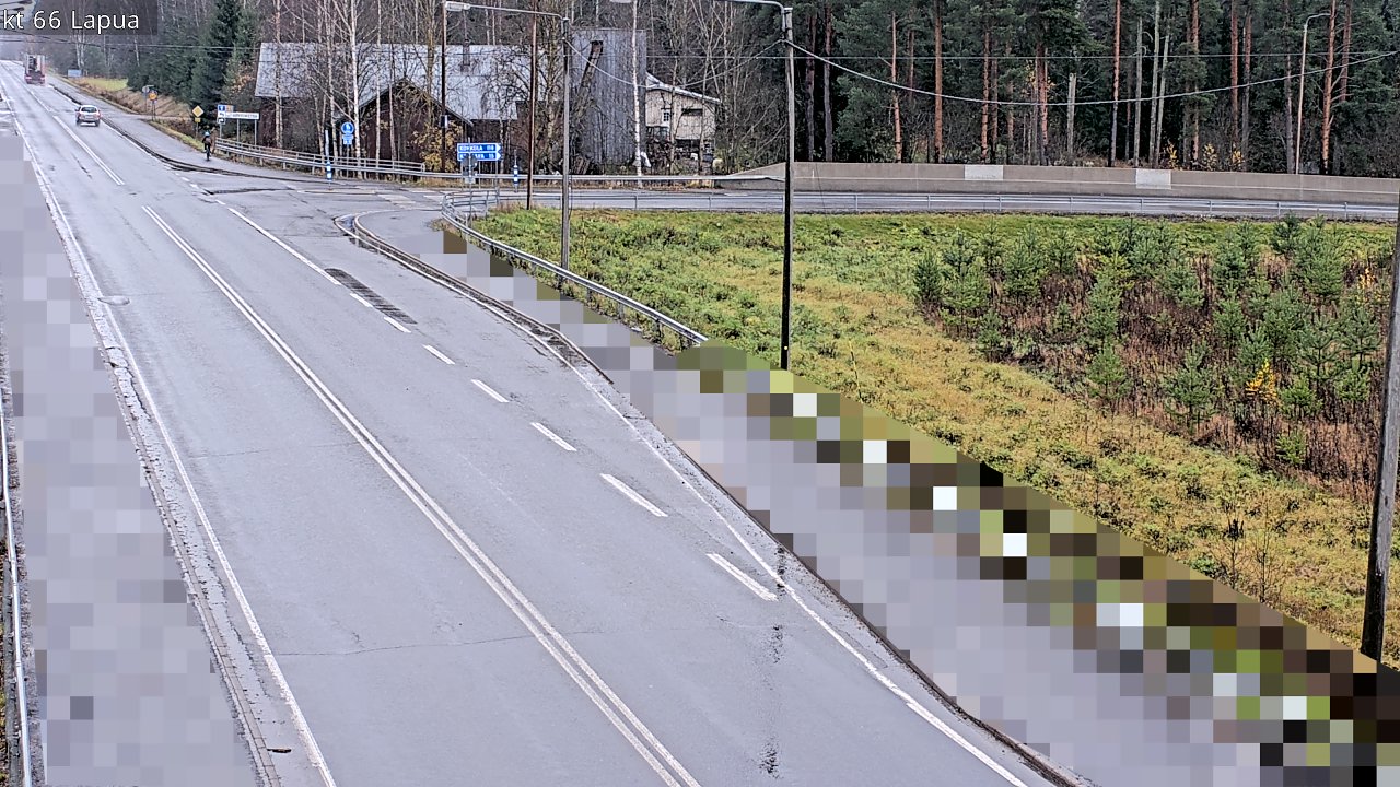 Weather Camera Image Väg 66 Lappo, Lapua, Etelä-Pohjanmaa