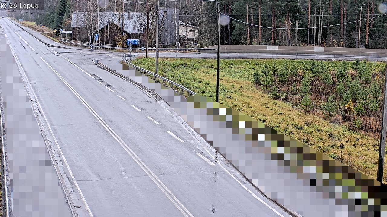 Weather Camera Image Väg 66 Lappo, Lapua, Etelä-Pohjanmaa