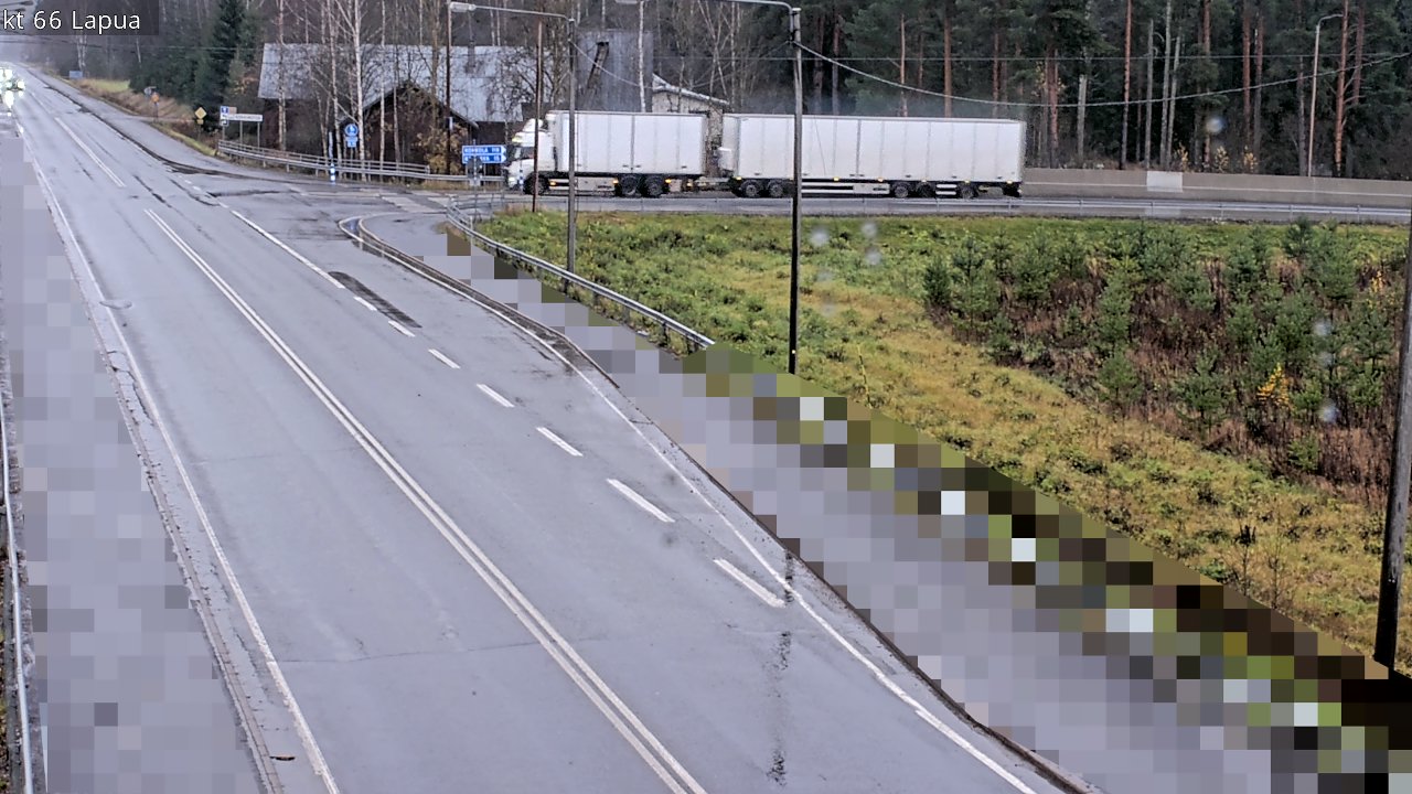 Weather Camera Image Väg 66 Lappo, Lapua, Etelä-Pohjanmaa