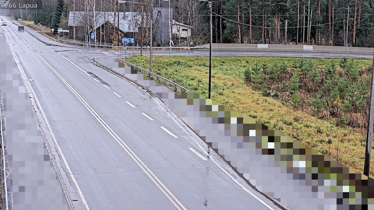 Weather Camera Image Väg 66 Lappo, Lapua, Etelä-Pohjanmaa