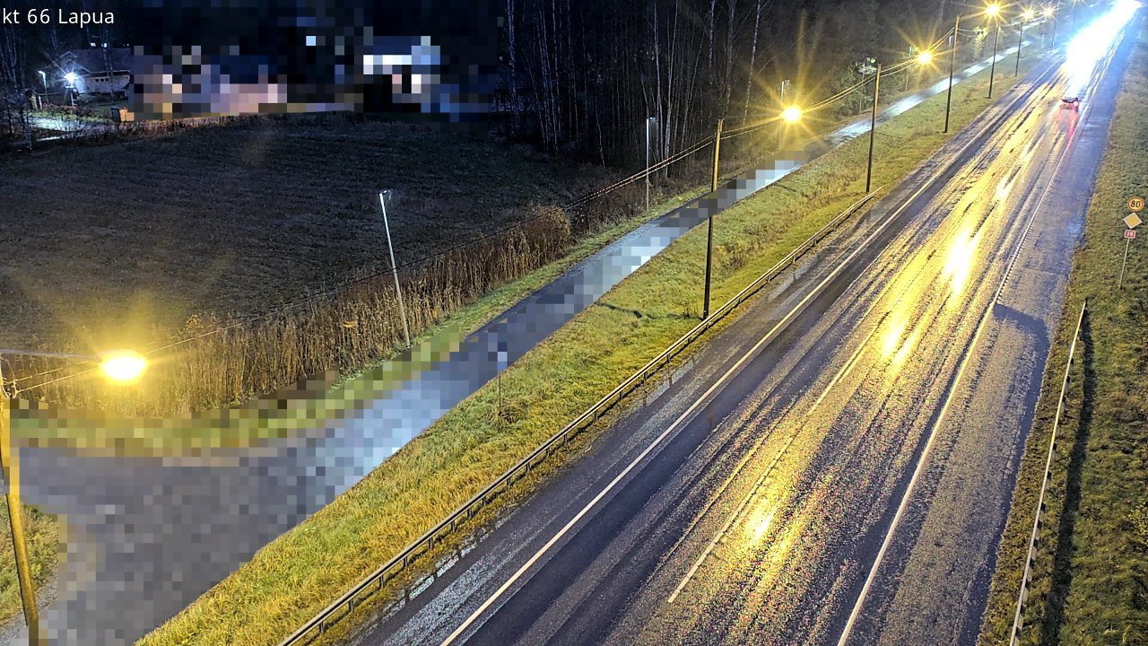 Weather Camera Image Väg 66 Lappo, Lapua, Etelä-Pohjanmaa