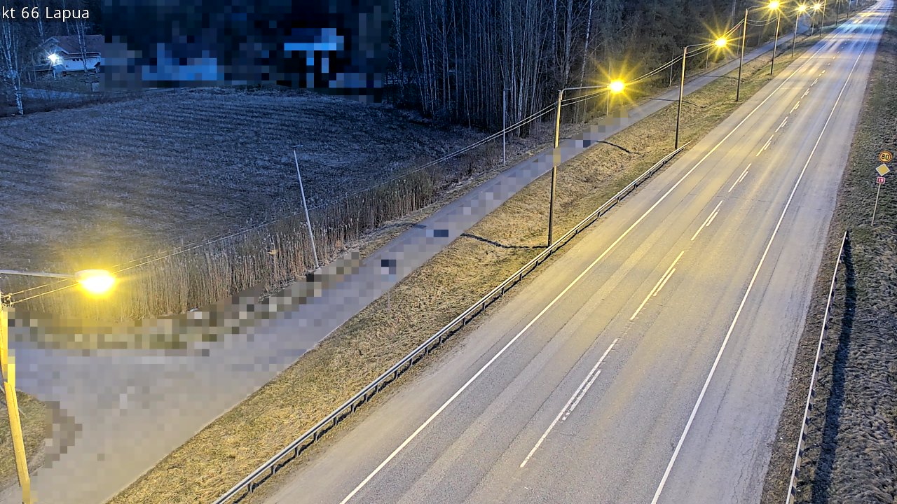 Weather Camera Image Väg 66 Lappo, Lapua, Etelä-Pohjanmaa