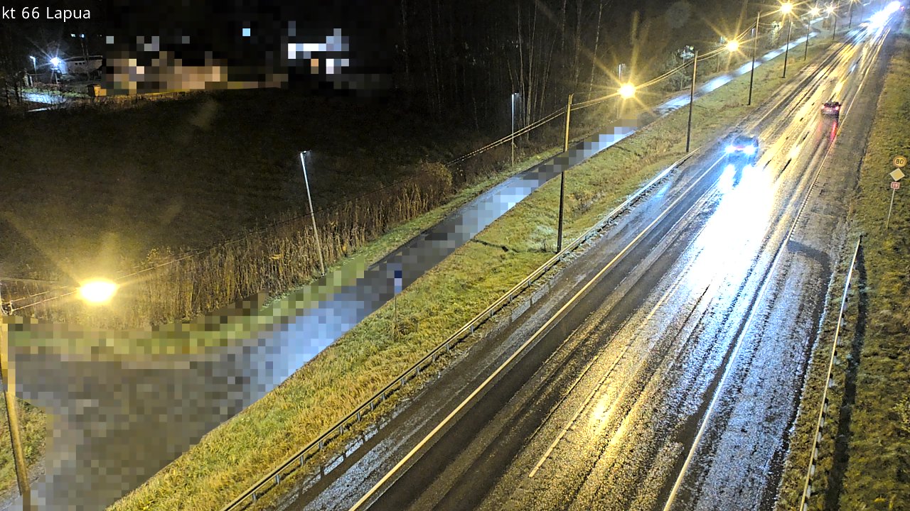 Weather Camera Image Väg 66 Lappo, Lapua, Etelä-Pohjanmaa