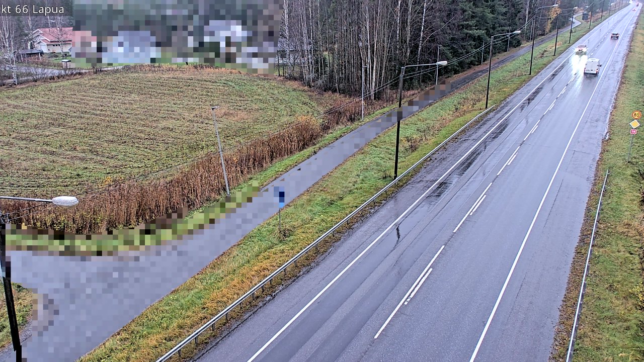Weather Camera Image Väg 66 Lappo, Lapua, Etelä-Pohjanmaa