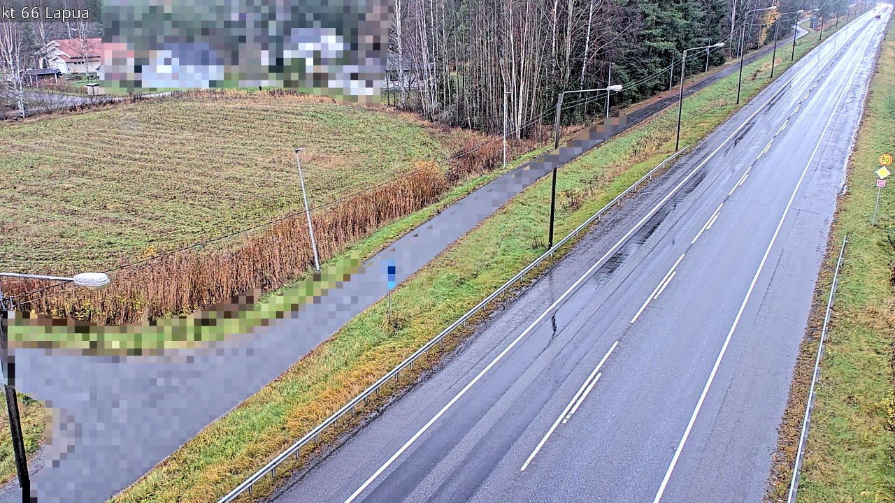 Weather Camera Image Väg 66 Lappo, Lapua, Etelä-Pohjanmaa