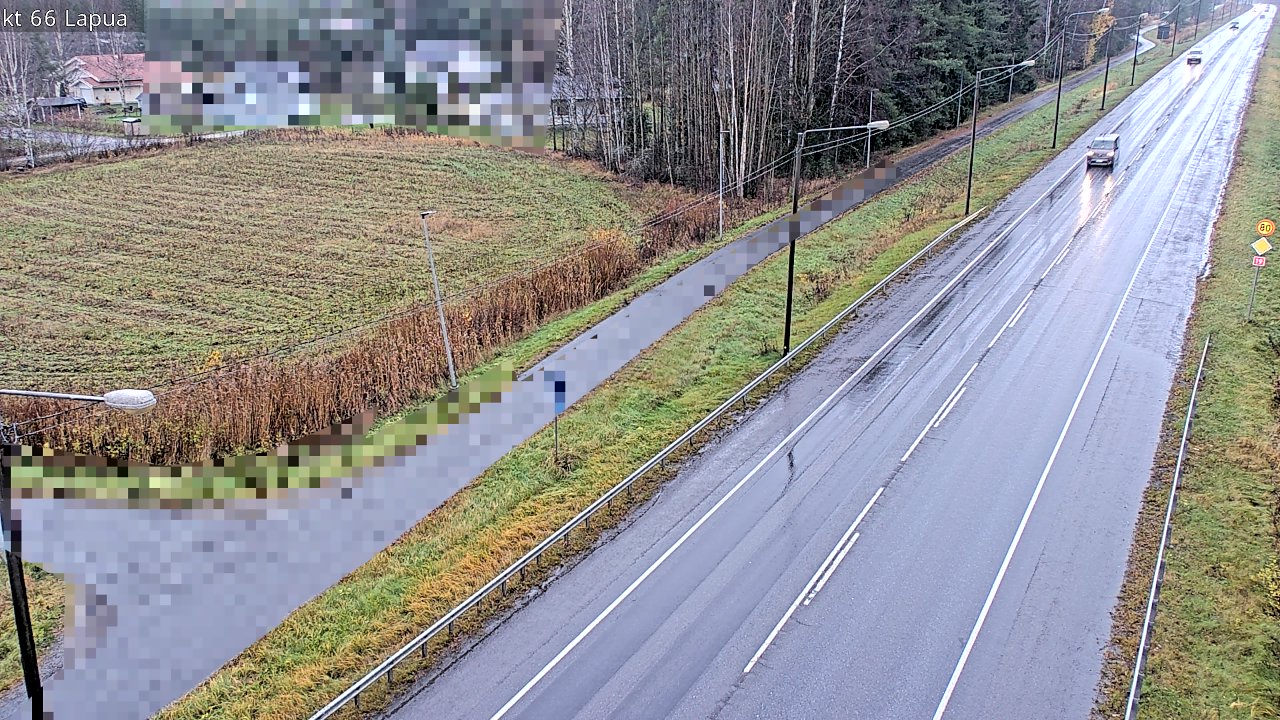 Weather Camera Image Väg 66 Lappo, Lapua, Etelä-Pohjanmaa