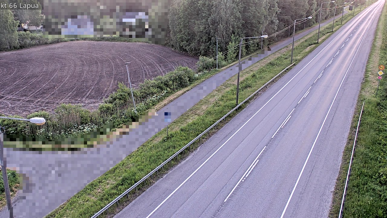Weather Camera Image Väg 66 Lappo, Lapua, Etelä-Pohjanmaa