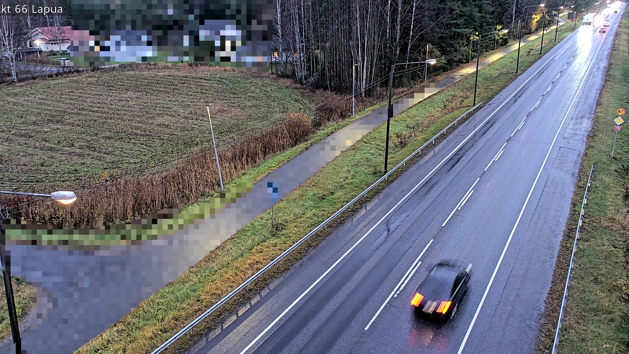 Weather Camera Image Väg 66 Lappo, Lapua, Etelä-Pohjanmaa